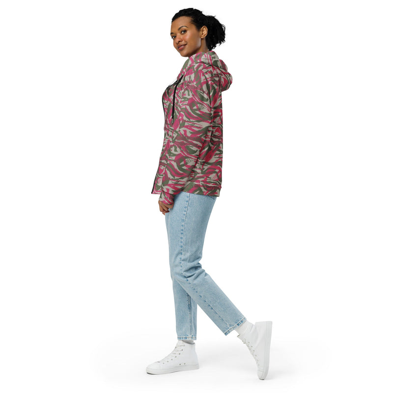 Lizard Red Syrian CAMO Unisex Zip Hoodie