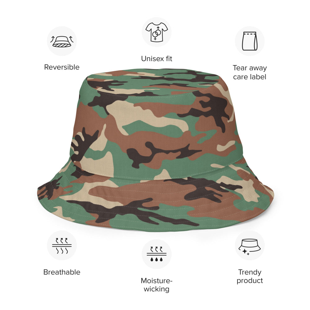 Syrian Woodland CAMO Reversible bucket hat - Bucket Hat