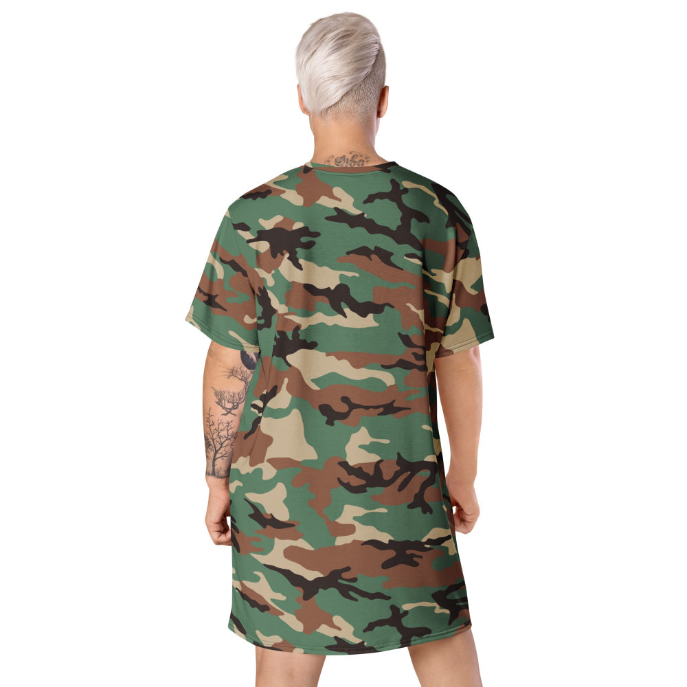 Syrian Woodland CAMO T-shirt dress - Womens T-Shirt Dress