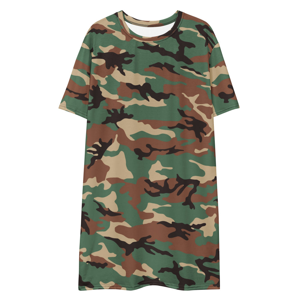 Syrian Woodland CAMO T-shirt dress - Womens T-Shirt Dress