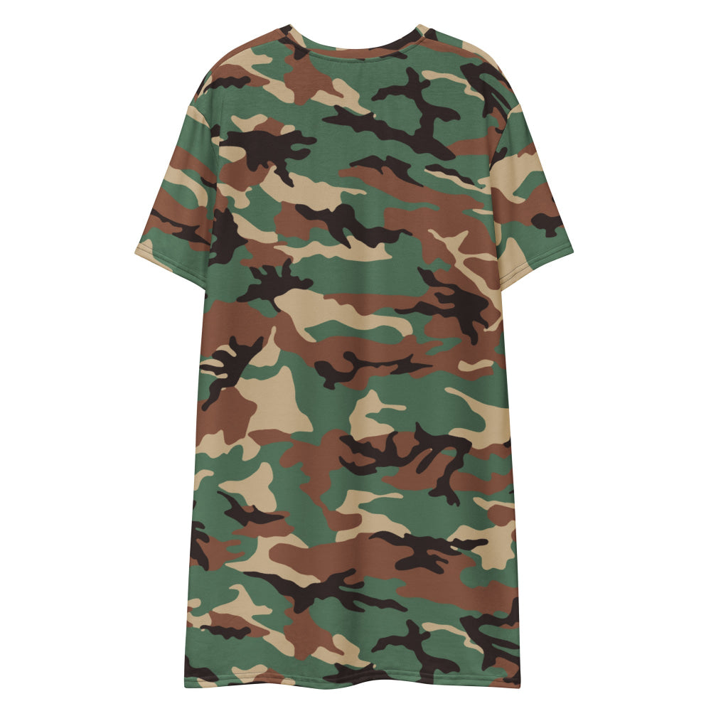 Syrian Woodland CAMO T-shirt dress - Womens T-Shirt Dress