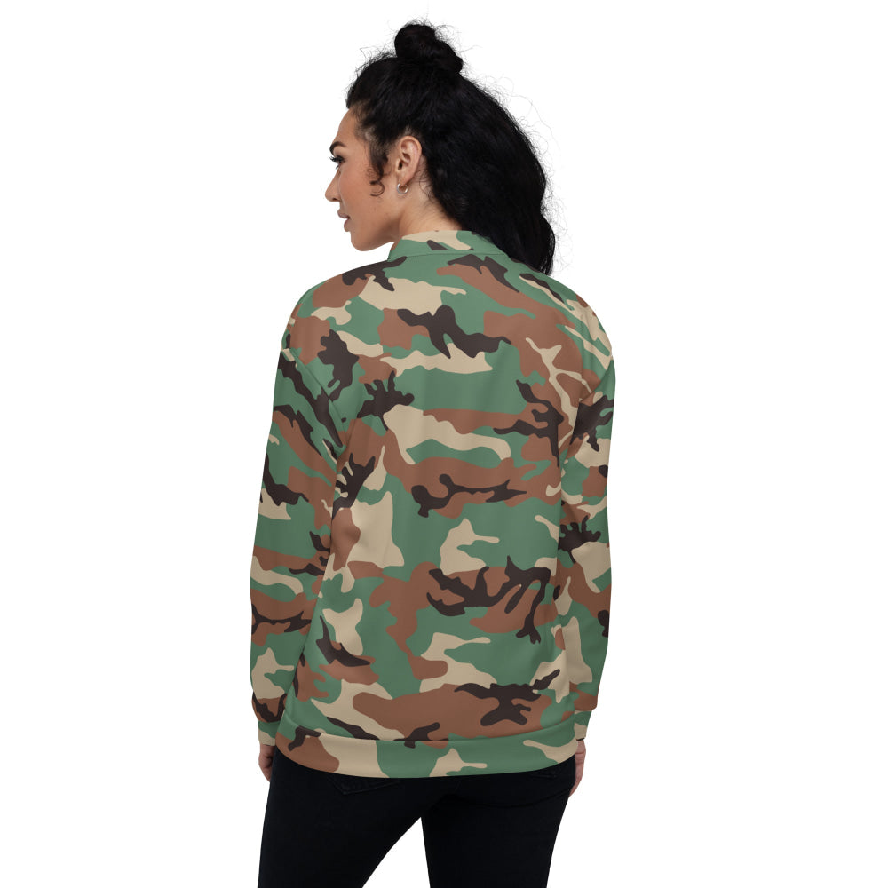 Syrian Woodland CAMO Unisex Bomber Jacket