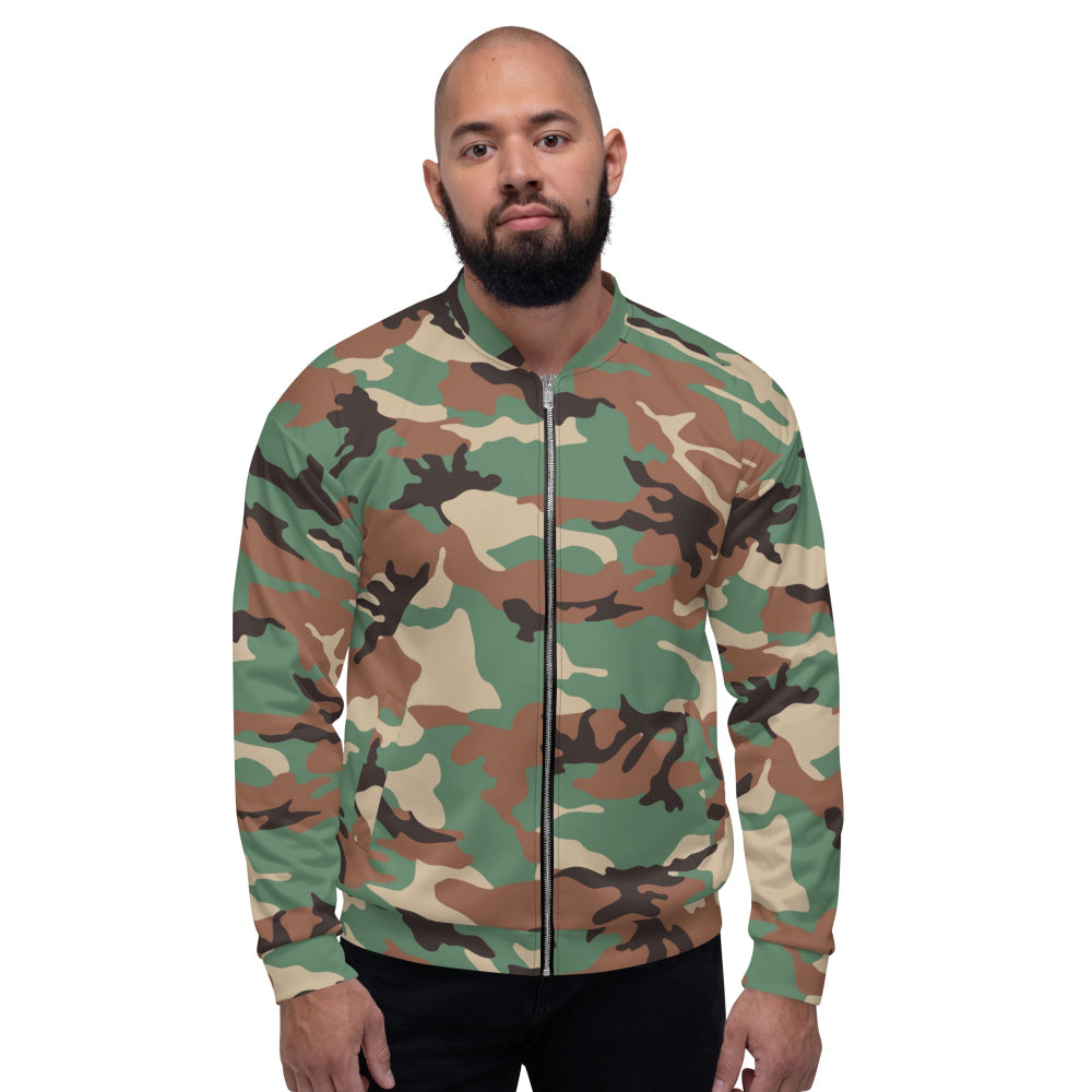 Syrian Woodland CAMO Unisex Bomber Jacket