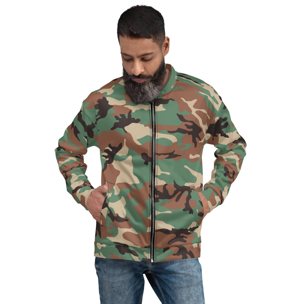 Syrian Woodland CAMO Unisex Bomber Jacket