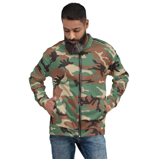 Syrian Woodland CAMO Unisex Bomber Jacket