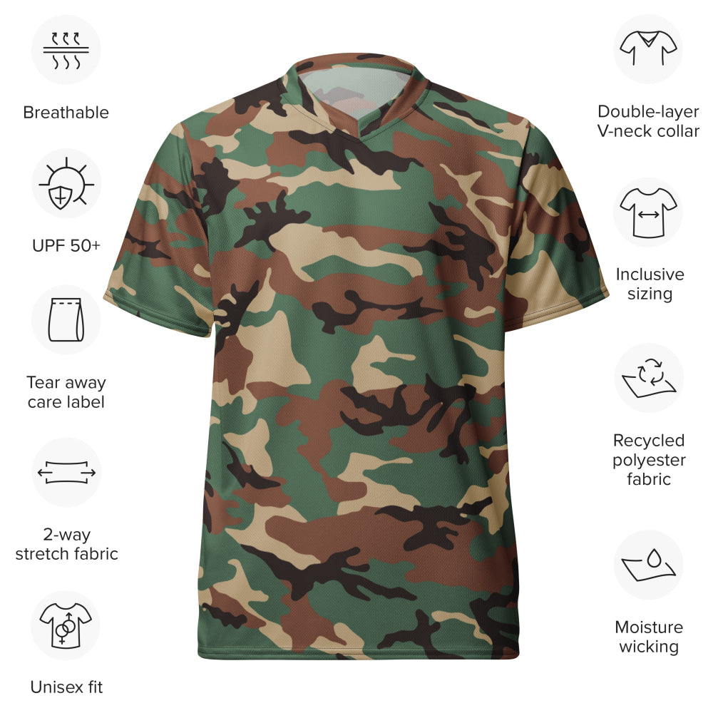 Syrian Woodland CAMO unisex sports jersey - Unisex Sports Jersey