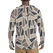 Taco Wood CAMO Mens Sunscreen Sports Hoodie With Thumb Holes