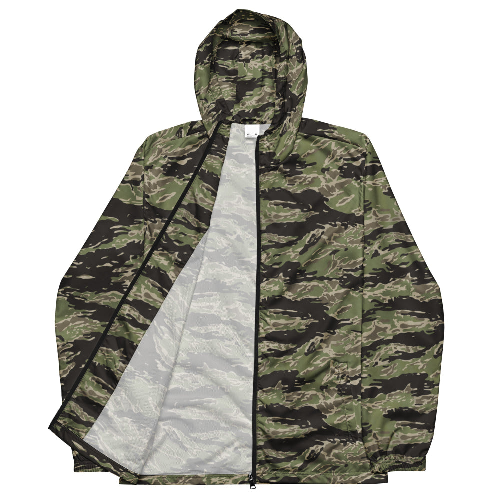 Taiwan Marine Corps Tiger Stripe CAMO Men’s windbreaker - Mens Windbreaker