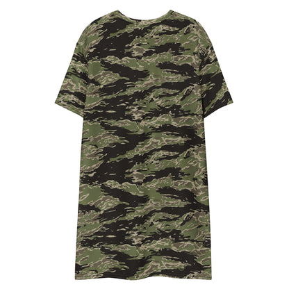 Taiwan Marine Corps Tiger Stripe CAMO T-shirt dress - Womens T-Shirt Dress