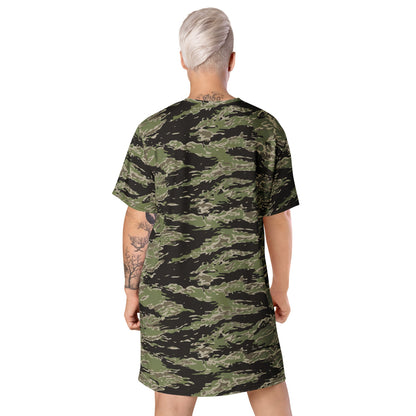 Taiwan Marine Corps Tiger Stripe CAMO T-shirt dress - Womens T-Shirt Dress