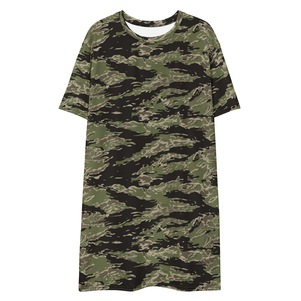 Taiwan Marine Corps Tiger Stripe CAMO T-shirt dress - Womens T-Shirt Dress