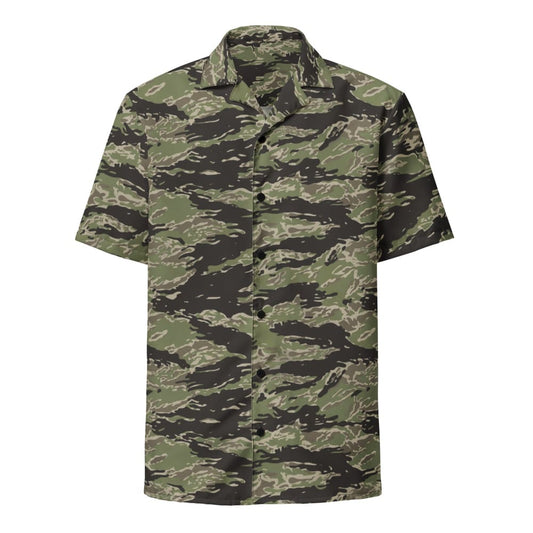 Taiwan Marine Corps Tiger Stripe CAMO Unisex button shirt - 2XS