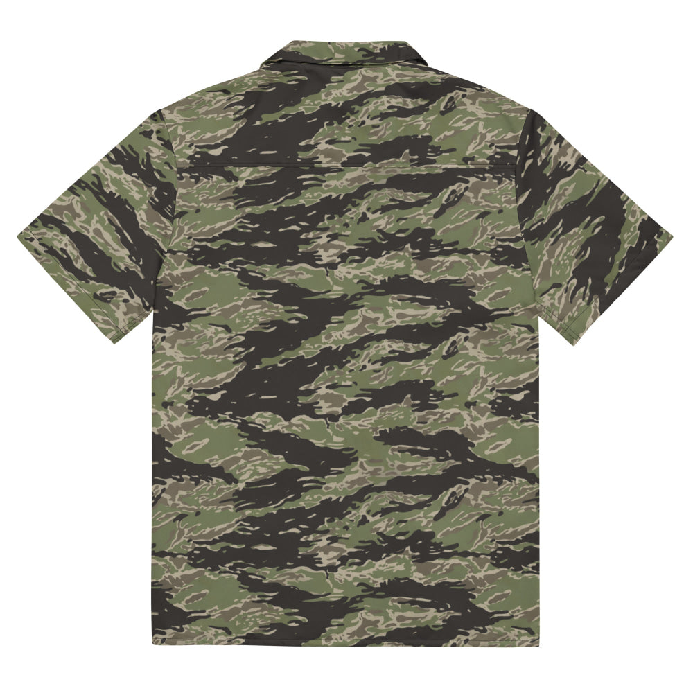 Taiwan Marine Corps Tiger Stripe CAMO Unisex button shirt - Button Shirt