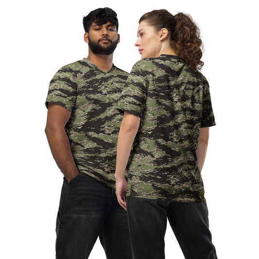 Taiwan Marine Corps Tiger Stripe CAMO unisex sports jersey - 2XS - Unisex Sports Jersey