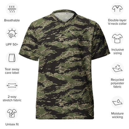 Taiwan Marine Corps Tiger Stripe CAMO unisex sports jersey - Unisex Sports Jersey