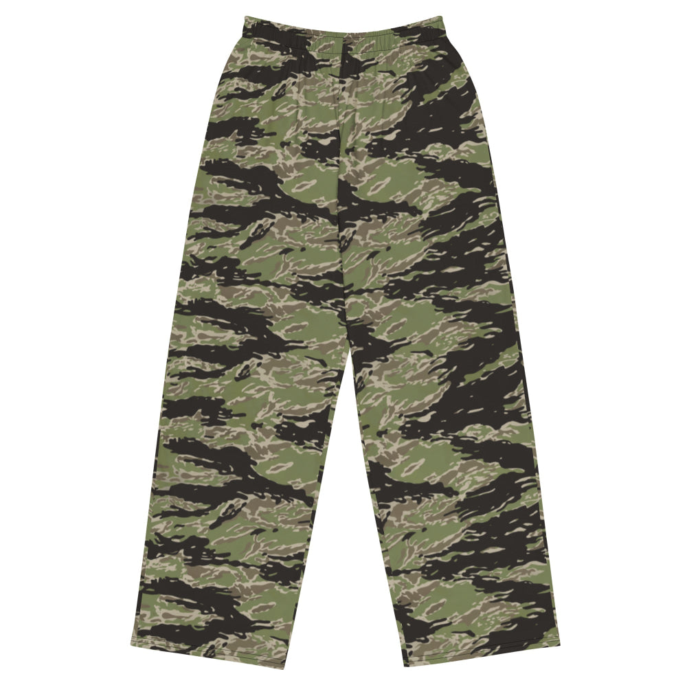 Taiwan Marine Corps Tiger Stripe CAMO unisex wide-leg pants - 2XS - Unisex Wide-Leg Pants