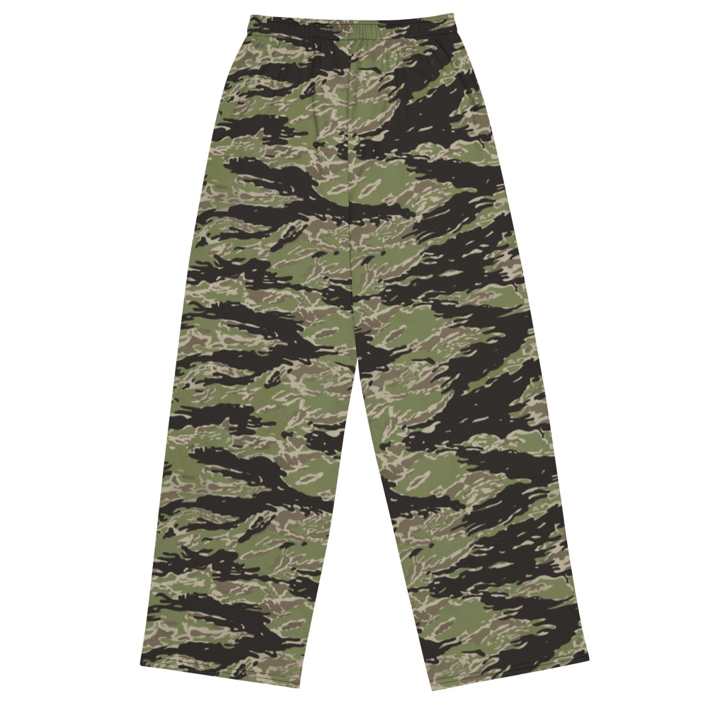 Taiwan Marine Corps Tiger Stripe CAMO unisex wide-leg pants - Unisex Wide-Leg Pants