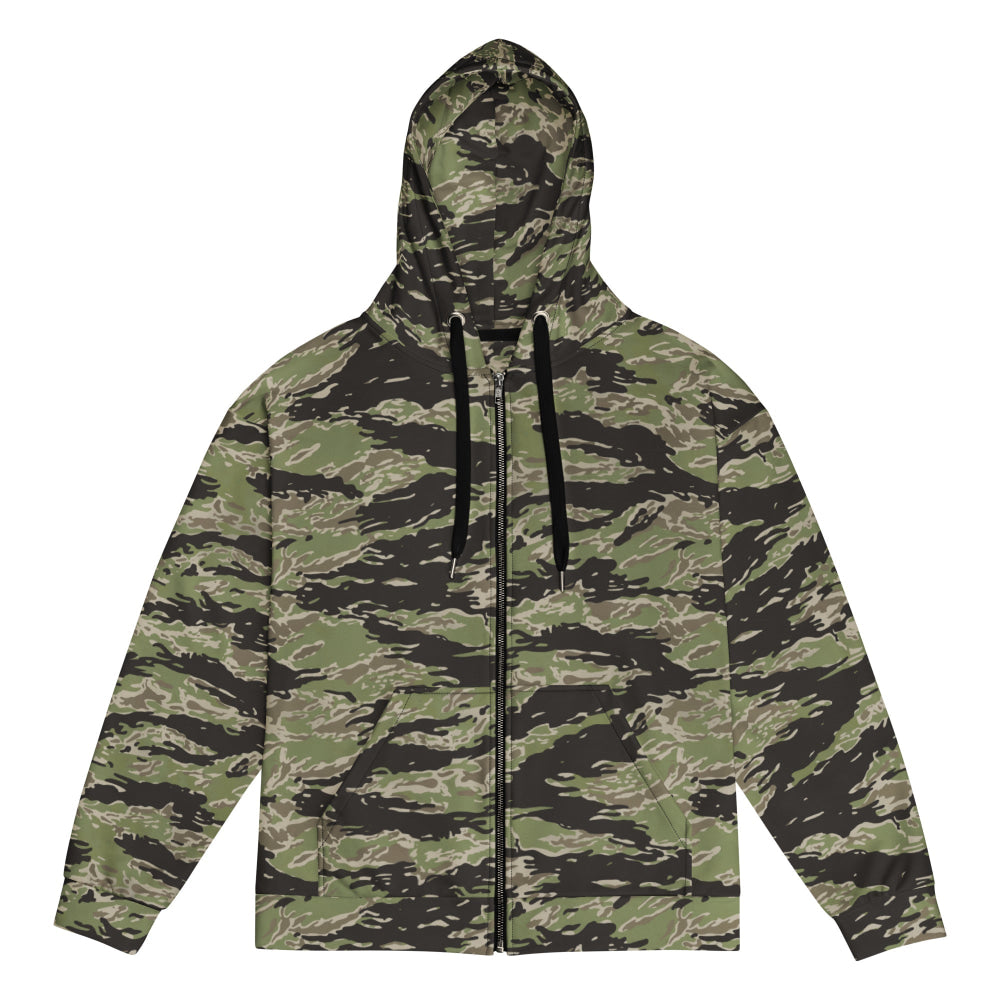 Taiwan Marine Corps Tiger Stripe CAMO Unisex zip hoodie - Zip Hoodie