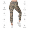 Taiwan Special Forces Red Tiger Stripe CAMO Leggings with pockets - Womens