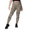 Taiwan Special Forces Red Tiger Stripe CAMO Leggings with pockets - Womens