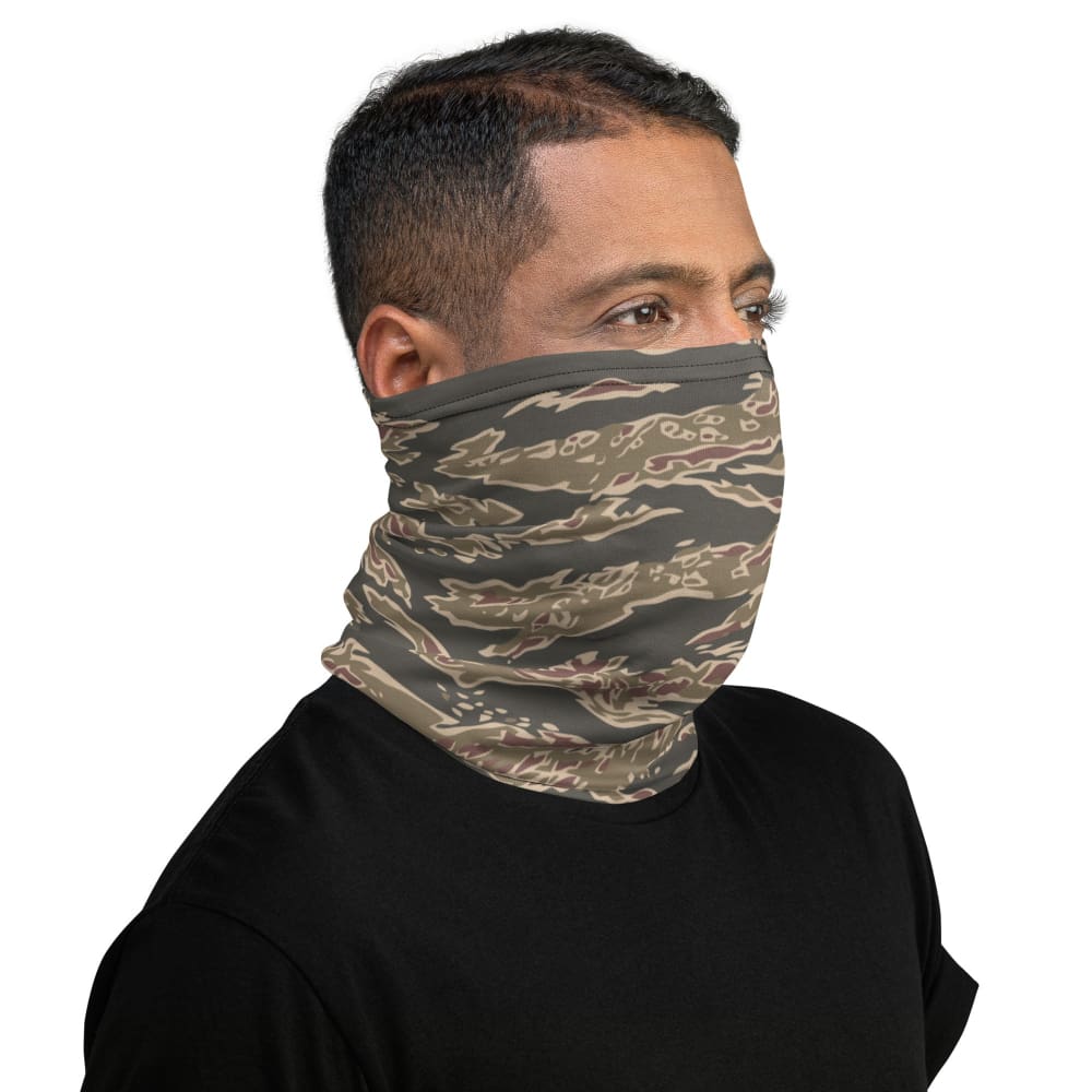 Taiwan Special Forces Red Tiger Stripe CAMO Neck Gaiter