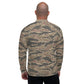 Taiwan Special Forces Red Tiger Stripe CAMO Unisex Bomber Jacket - Jackets