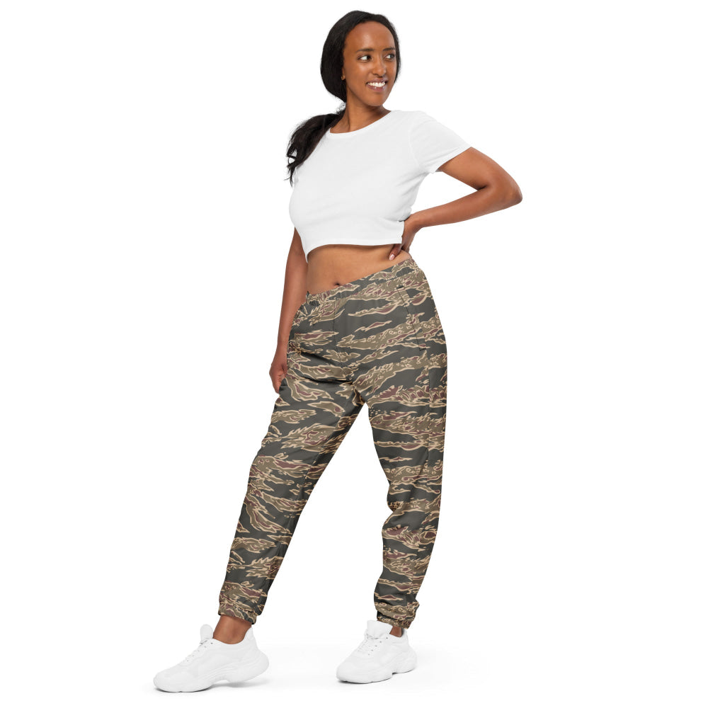 Taiwan Special Forces Red Tiger Stripe CAMO Unisex track pants - Track Pants