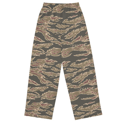 Taiwan Special Forces Red Tiger Stripe CAMO unisex wide-leg pants - Unisex Wide-Leg Pants