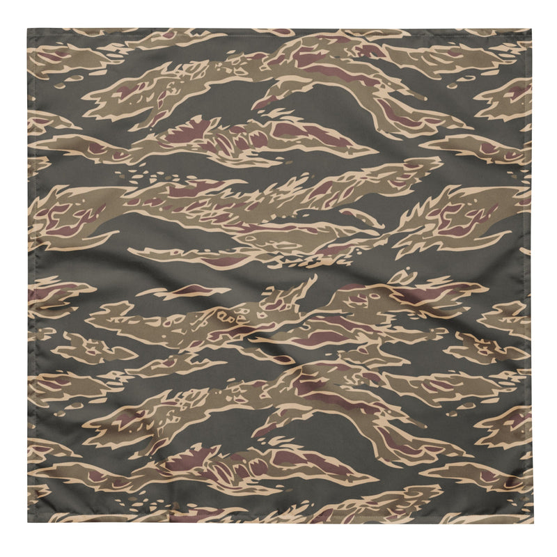 Tiger Stripe Ironwood Red CAMO Bandana - L - Head