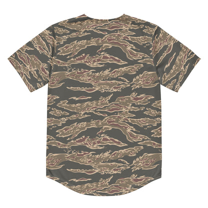 Taiwanese Special Forces Red Tiger Stripe CAMO baseball jersey - Baseball Jerseys