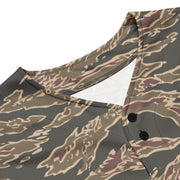 Tiger Stripe Ironwood Red CAMO Unisex Baseball Jersey