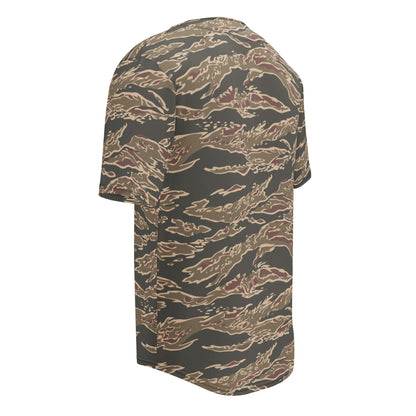 Taiwanese Special Forces Red Tiger Stripe CAMO baseball jersey - Baseball Jerseys