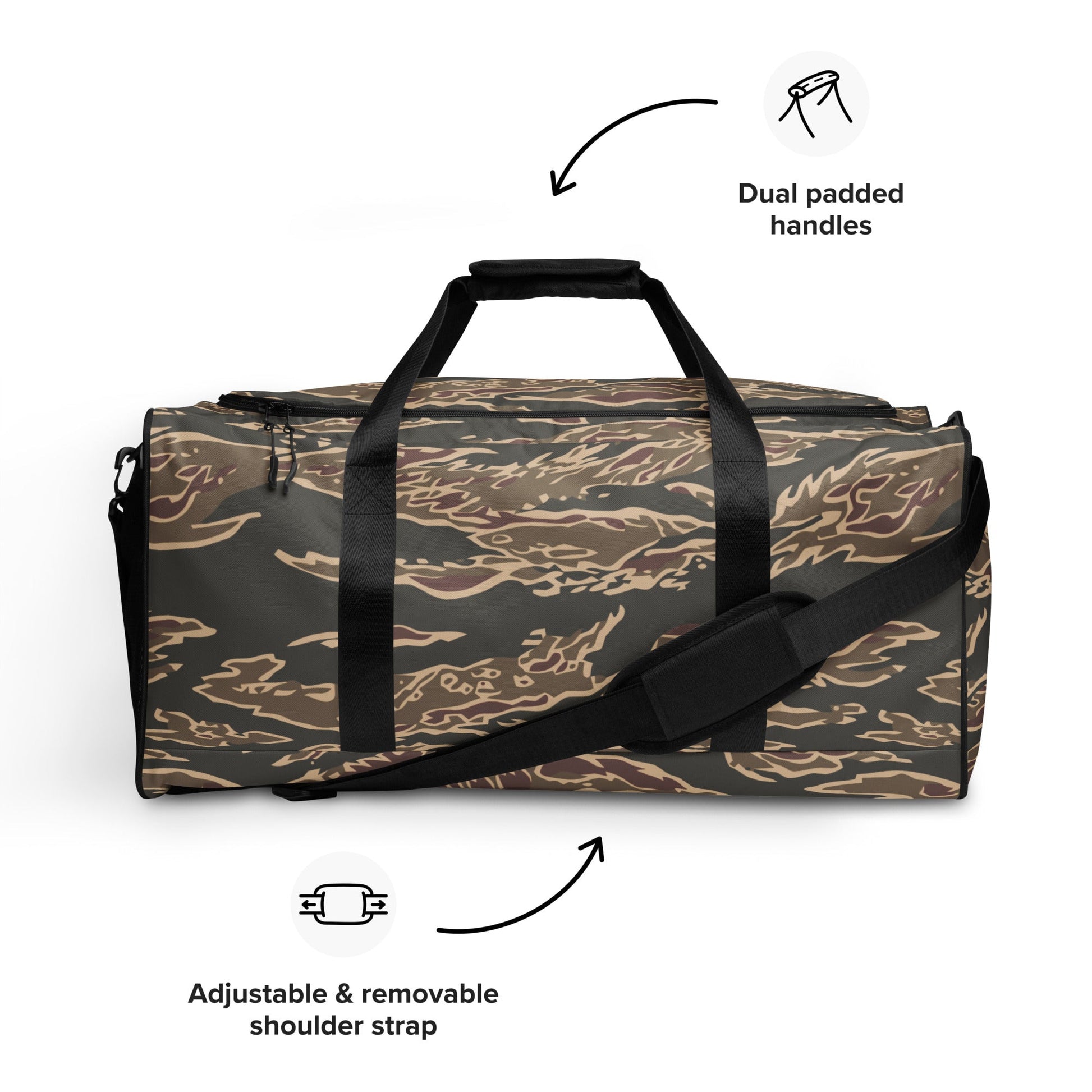 Taiwanese Special Forces Red Tiger Stripe CAMO Duffle bag - Bags