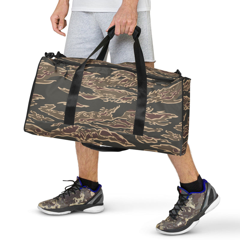 Tiger Stripe Ironwood Red CAMO Duffle Bag