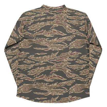 Taiwanese Special Forces Red Tiger Stripe CAMO hockey fan jersey - Hockey Jerseys