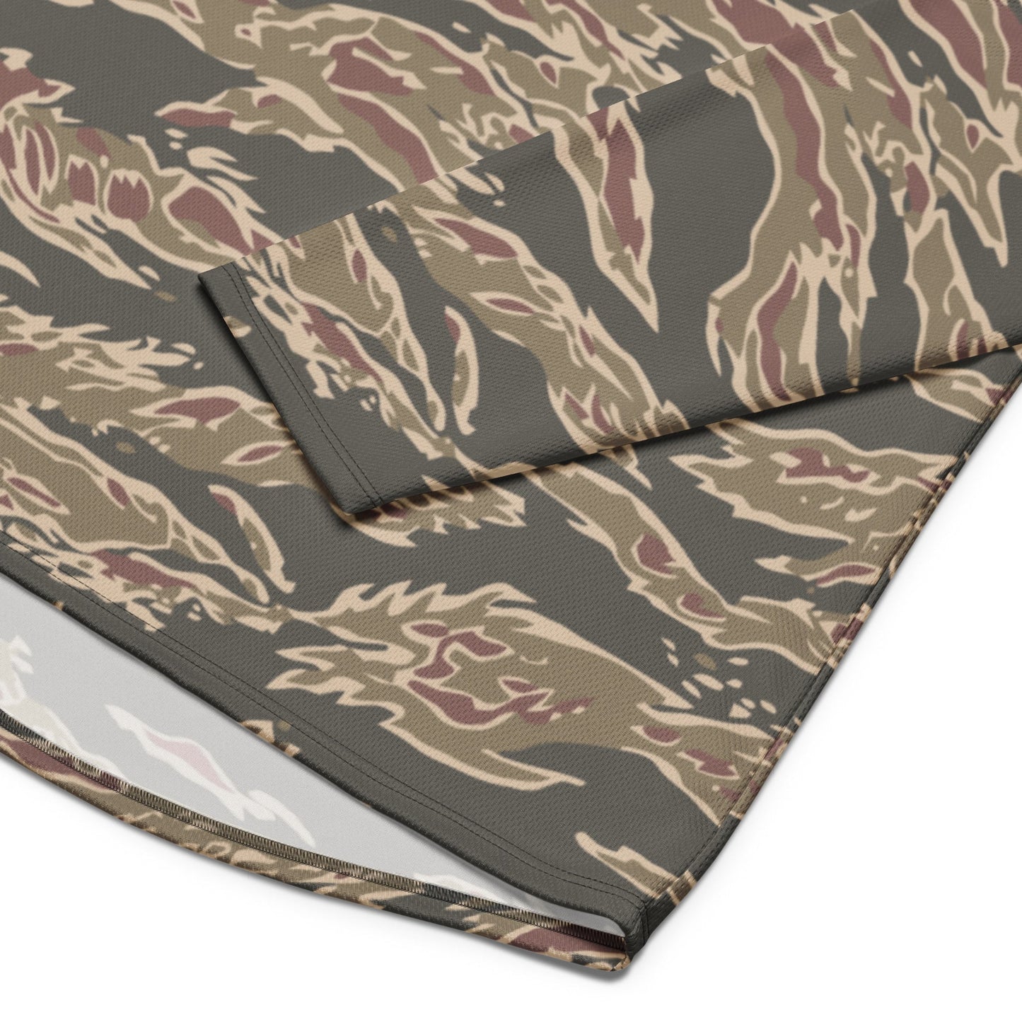 Taiwanese Special Forces Red Tiger Stripe CAMO hockey fan jersey - Hockey Jerseys