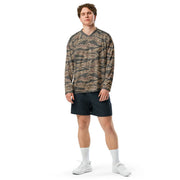 Tiger Stripe Ironwood Red CAMO Unisex Hockey Fan Jersey