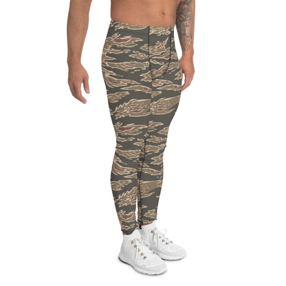 Taiwanese Special Forces Red Tiger Stripe CAMO Mens Leggings