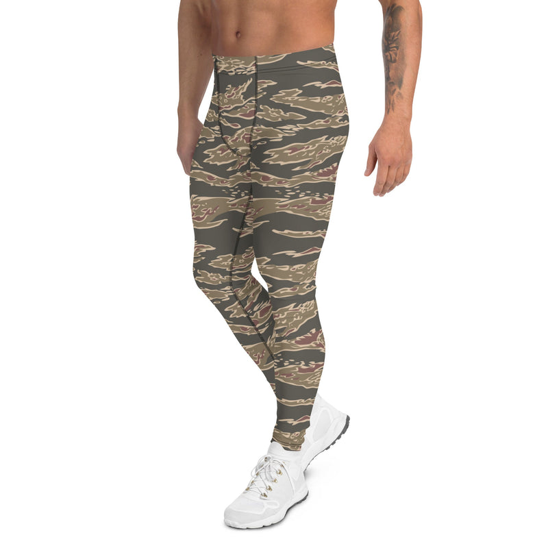 Tiger Stripe Ironwood Red CAMO Mens Leggings - Men