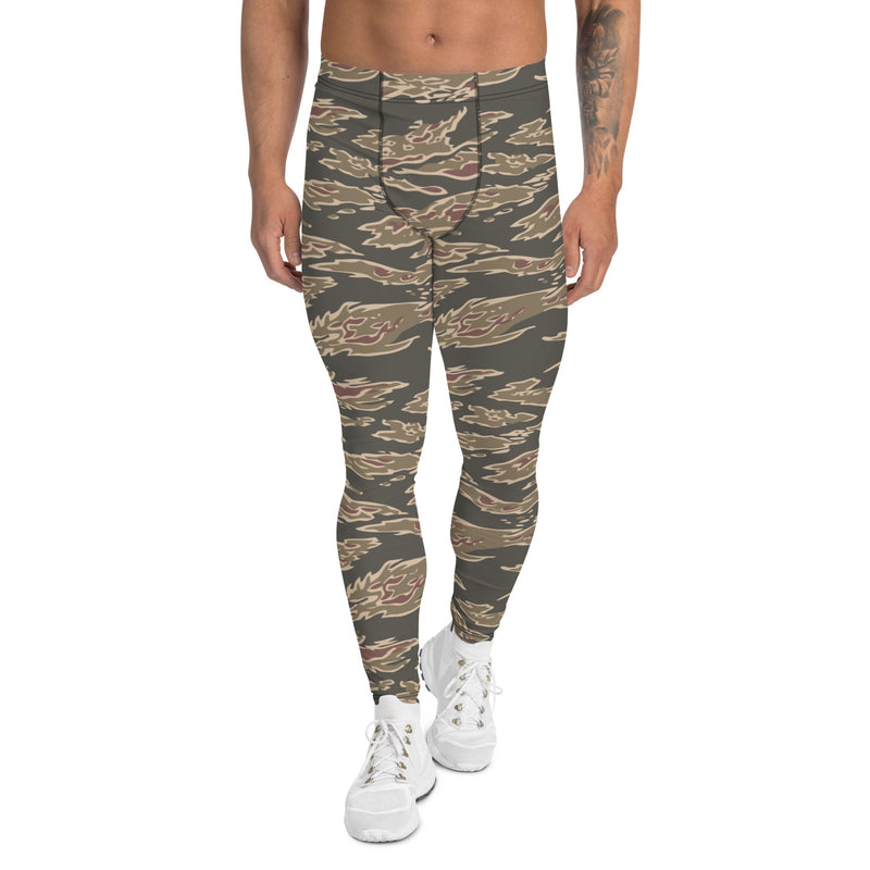 Tiger Stripe Ironwood Red CAMO Mens Leggings - XS - Men