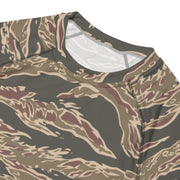Tiger Stripe Ironwood Red CAMO Mens Short-Sleeve Rash Guard