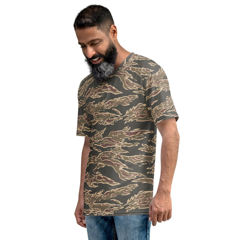 Tiger Stripe Ironwood Red CAMO Mens T-Shirt