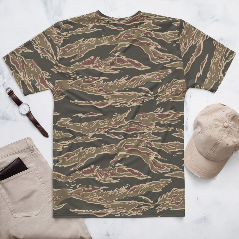 Tiger Stripe Ironwood Red CAMO Mens T-Shirt