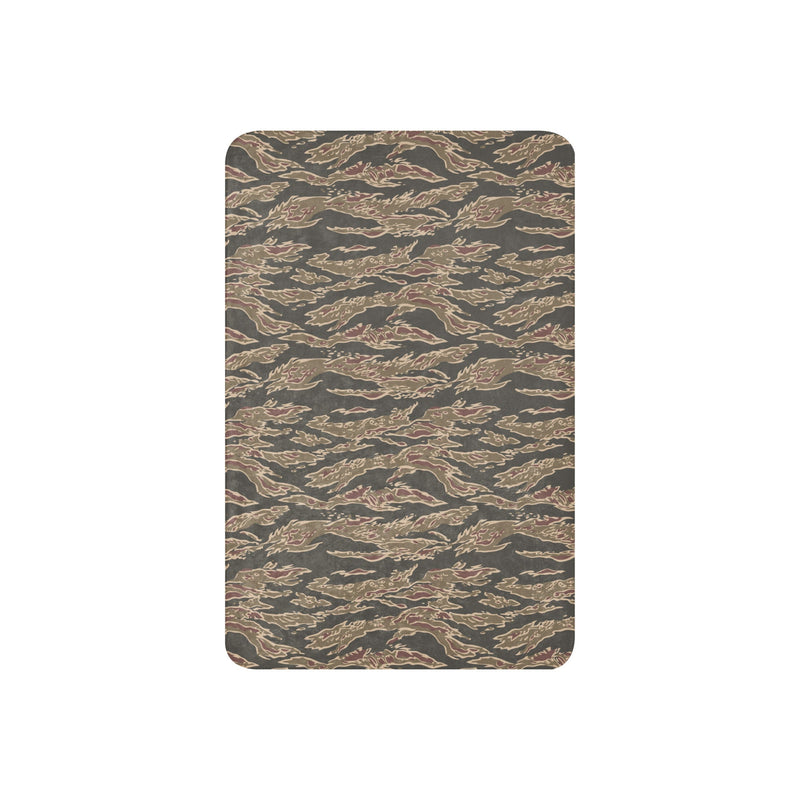 Tiger Stripe Ironwood Red CAMO Sherpa Blanket