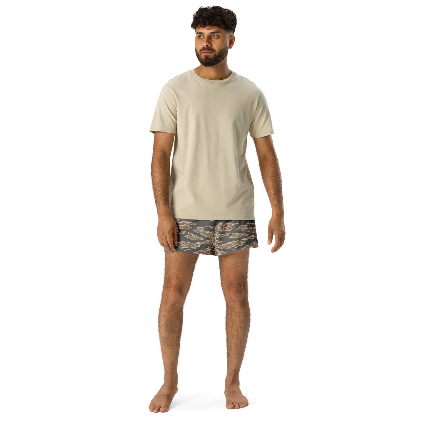 Taiwanese Special Forces Red Tiger Stripe CAMO Unisex Athletic Shorts