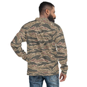 Tiger Stripe Ironwood Red CAMO Unisex Bomber Jacket
