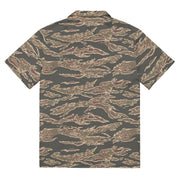 Tiger Stripe Ironwood Red CAMO Unisex Short-Sleeve Button Shirt - Button-Up