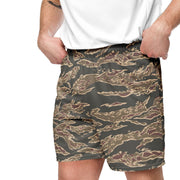 Tiger Stripe Ironwood Red CAMO Unisex Mesh Shorts
