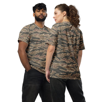 Taiwanese Special Forces Red Tiger Stripe CAMO unisex sports jersey - 2XS - Sports Jerseys