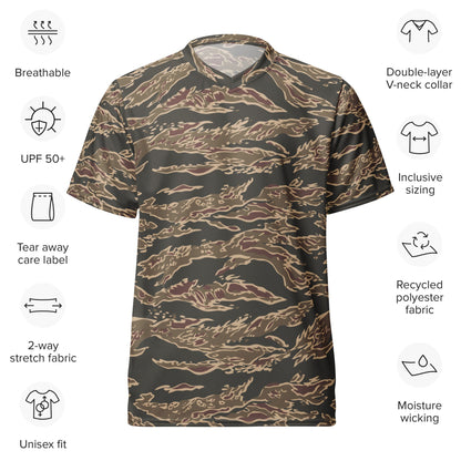 Taiwanese Special Forces Red Tiger Stripe CAMO unisex sports jersey - Sports Jerseys